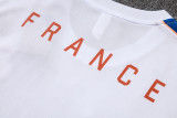 2026-27 Mens France White Short Training Suit #J26067