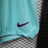 2026-27 Barcelona Third Away lake blue Player version Shorts Pants