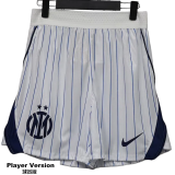 2026-27 Inter Milan away white Player version Shorts Pants