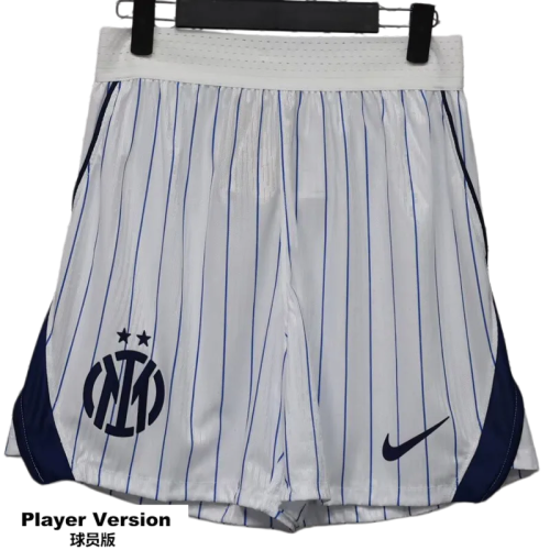 2026-27 Inter Milan away white Player version Shorts Pants