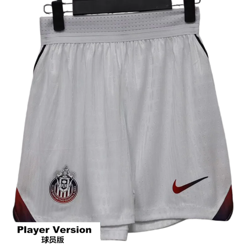 2026-27 Chivas Guadalajara away white Player version Shorts Pants