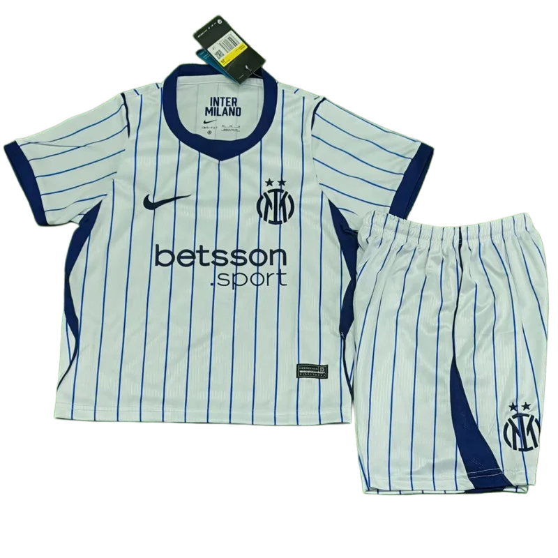 2026-27 Kids Inter Milan away white soccer jersey
