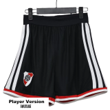 2026-27 River Plate home black Player version Shorts Pants