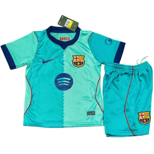 2026-27 Kids Barcelona third away soccer jersey
