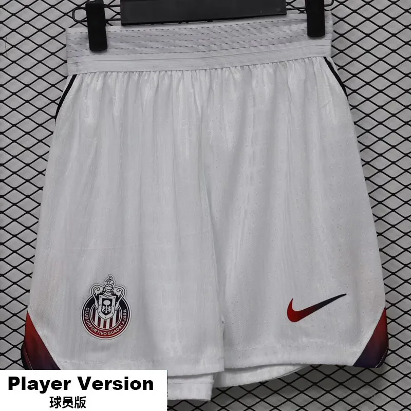 2026-27 Chivas Guadalajara away white Player version Shorts Pants