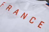 2026-27 Mens France White Vest Short Training Suit #D26066