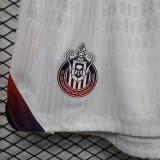 2026-27 Chivas Guadalajara away white Player version Shorts Pants