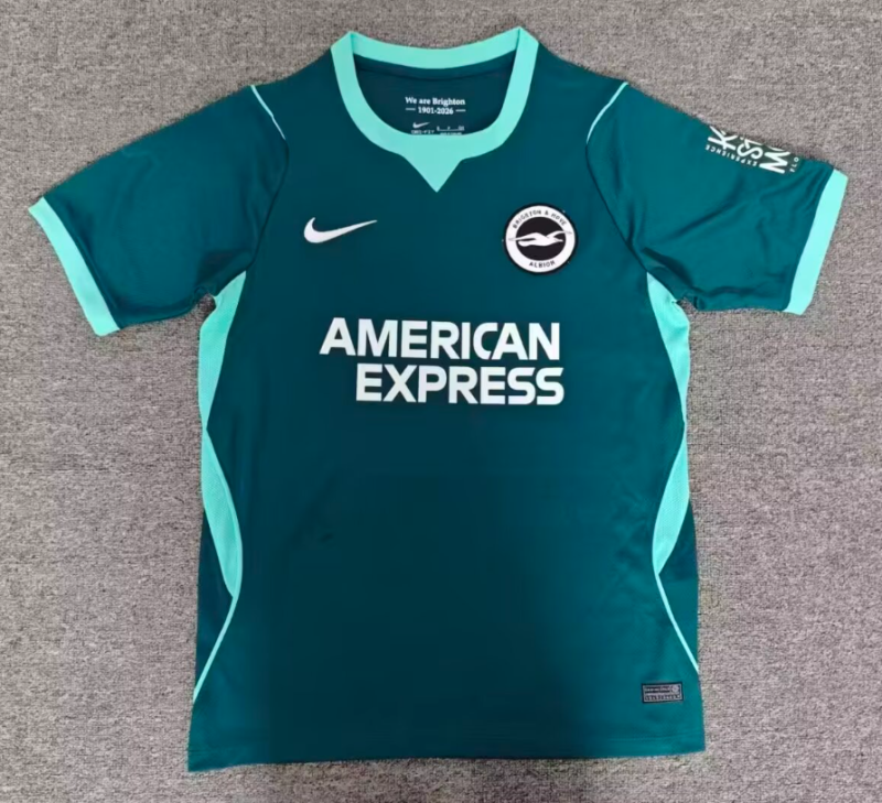 2026-27 Brighton Third Away Green Fan Version Soccer Jersey