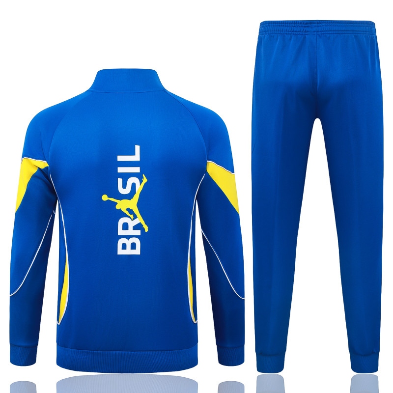 2026-27 Brazil Blue Long-Pull Training Suit  A26071#
