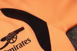 2026-27 Mens Arsenal Orange Long Pull Training Suit  A26076#