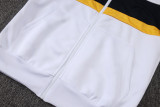 2026-27 Mens Real Madrid White Long Pull Training Suit  A26074#