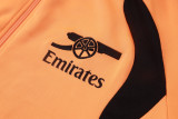 2026-27 Mens Arsenal Orange Long Pull Training Suit  A26076#