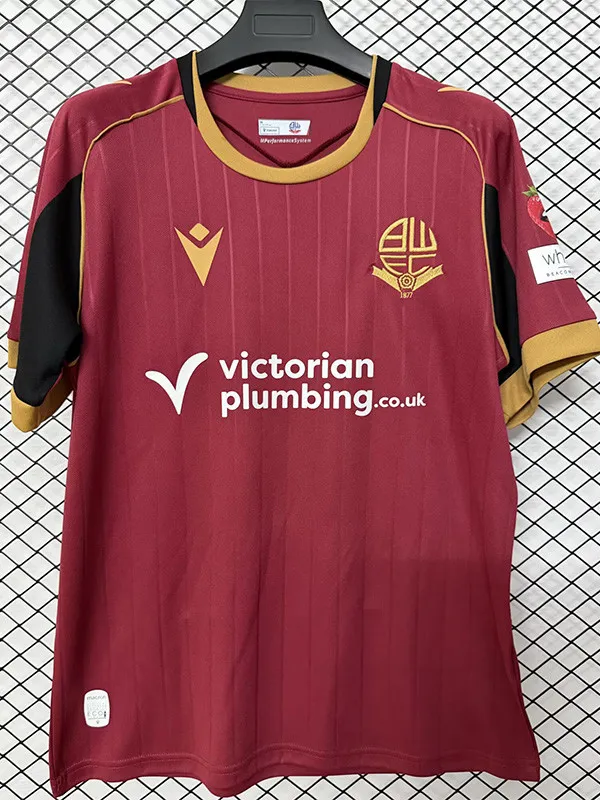 2026-27 Mens Bolton Wanderers Away Red Soccer Jersey