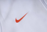 2026-27 Mens France White Long Pull Training Suit  A26075#