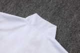 2026-27 Mens Real Madrid White Long Pull Training Suit  A26074#