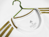 2019-20 Real Madrid Home White Long Sleeve Retro Soccer Jersey
