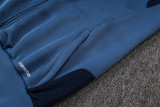2026-27 Bayern Munich Slate Blue Long-Pull Training Suit  A26072#
