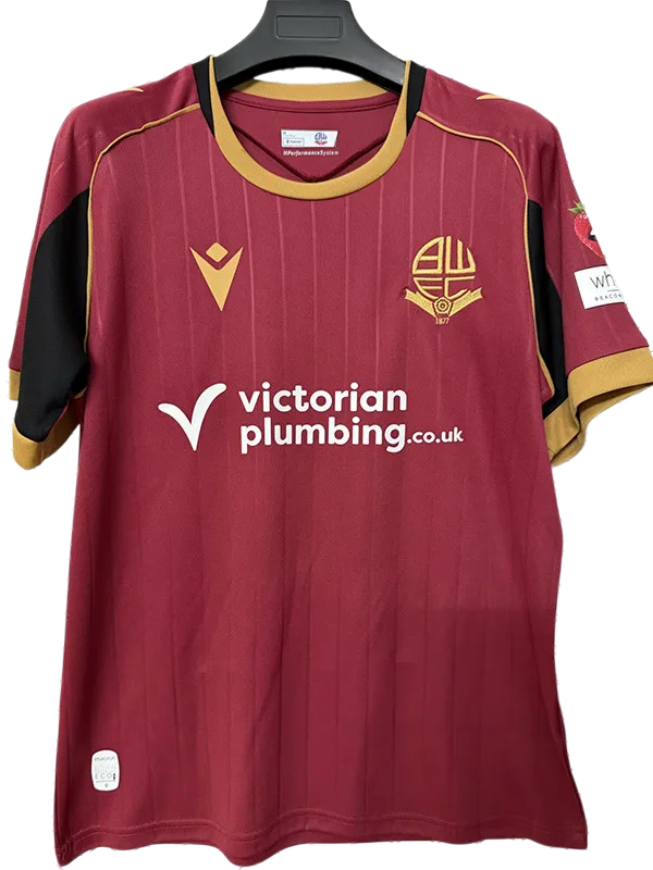2026-27 Mens Bolton Wanderers Away Red Soccer Jersey