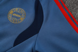 2026-27 Bayern Munich Slate Blue Long-Pull Training Suit  A26072#