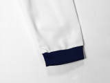 2016-17 Real Madrid Home White Long Sleeve Retro Soccer Jersey