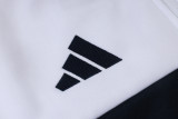 2026-27 Mens Real Madrid White Long Pull Training Suit  A26074#