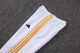 2026-27 Mens Real Madrid White Long Pull Training Suit  A26074#