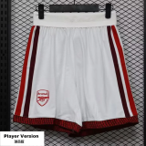 2026-27 Mens Arsenal Home White Player Version Shorts Pants