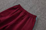 2026-27 Portugal Maroon Long-Pull Training Suit  A26062#
