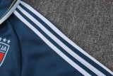 2026-27 Italy Navy Blue Long-Pull Training Suit   A26061#