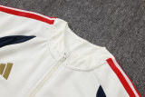 2026-27 Bayern Munich Beige Long-Pull Training Suit  A26064#