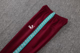 2026-27 Portugal Maroon Long-Pull Training Suit  A26062#