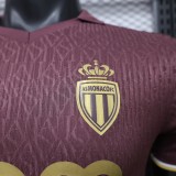 2026-27 Mens  AS Monaco Away Player Version Soccer Jersey