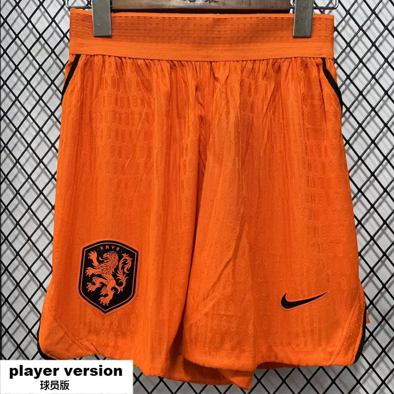 2026-27 Netherlands Away Orange Player Version Shorts Pants