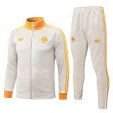 2026-27 Bayern Munich Beige Long-Pull Training Suit   A26068#