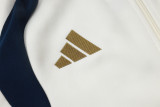 2026-27 Bayern Munich Beige Long-Pull Training Suit  A26064#