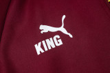 2026-27 Portugal Maroon Long-Pull Training Suit  A26062#