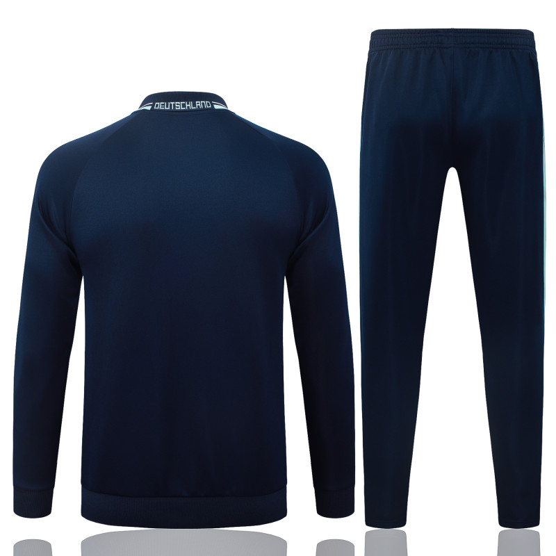 2026-27 Germany Navy Blue Long-Pull Training Suit  A26057#