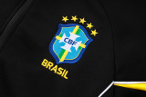 2026-27 Brazil Black Long-Pull Training Suit  A26067#