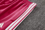2026-27 Mens Real Madrid Pink Long Pull Training Suit A26065#