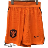 2026-27 Netherlands Away Orange Player Version Shorts Pants