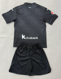 2026-27 Kids Real Sociedad Away Black Soccer Jersey