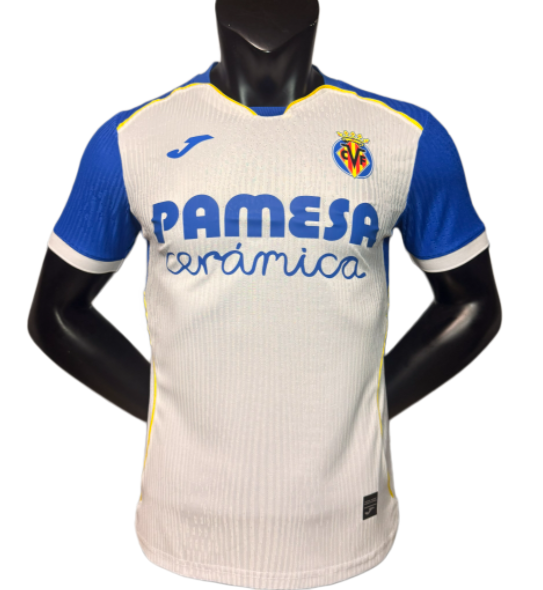 2026-27 Villarreal Away White Player Version Soccer Jersey
