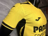 2026-27 Villarreal Home Yellow Player Version Soccer Jersey