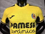 2026-27 Villarreal Home Yellow Player Version Soccer Jersey