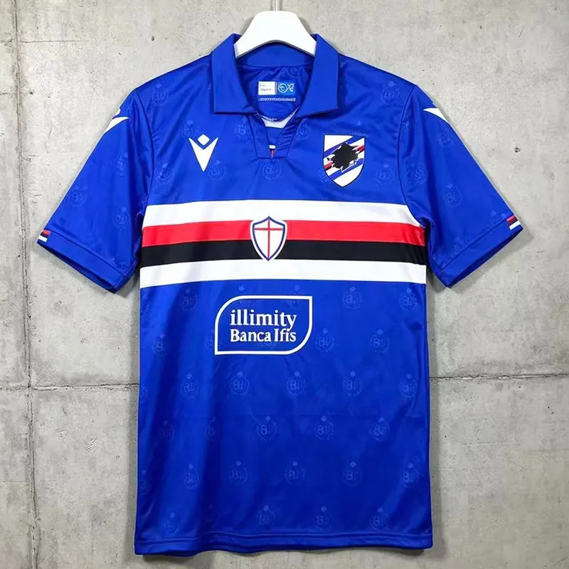 2026-27 Mens Sampdoria Home Blue Soccer Jersey