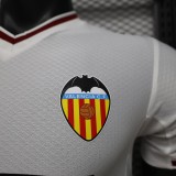 2026-27 Valencia Home White Player Version Soccer Jersey
