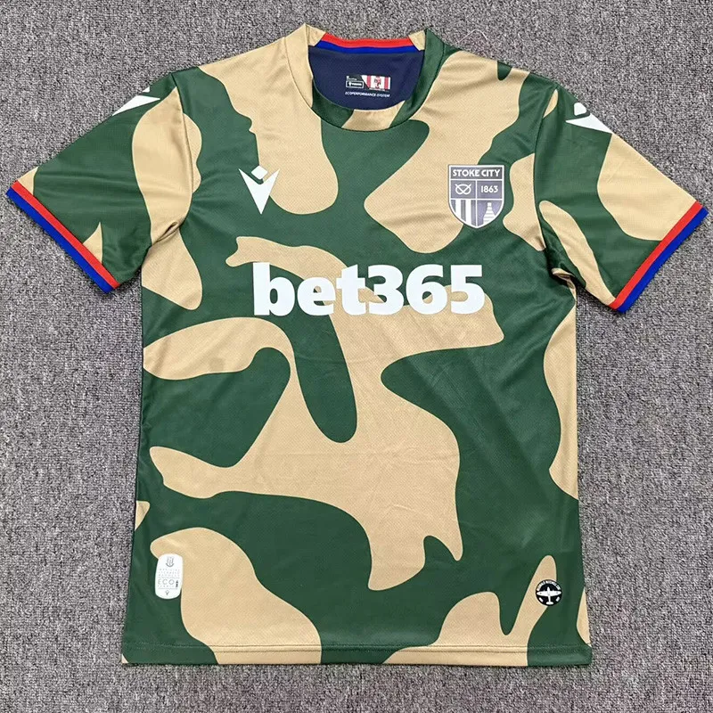 2026-27 Mens Stoke City Away Green Soccer Jersey
