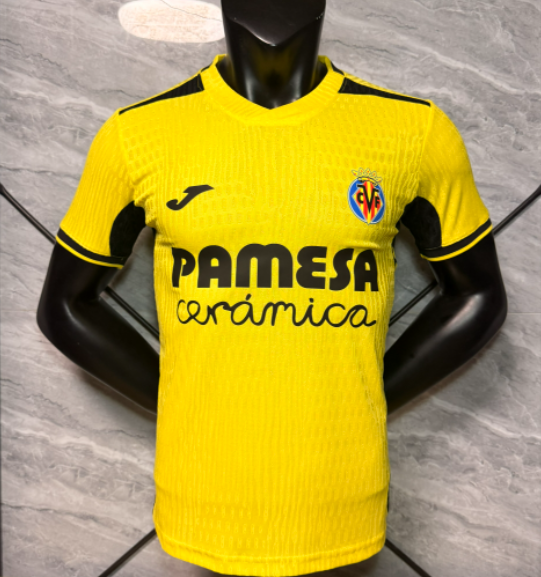 2026-27 Villarreal Home Yellow Player Version Soccer Jersey