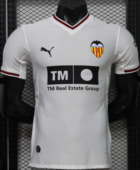 2026-27 Valencia Home White Player Version Soccer Jersey