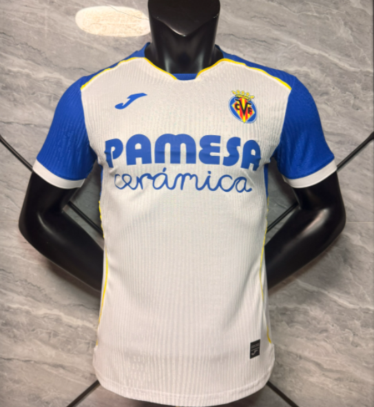 2026-27 Villarreal Away White Player Version Soccer Jersey